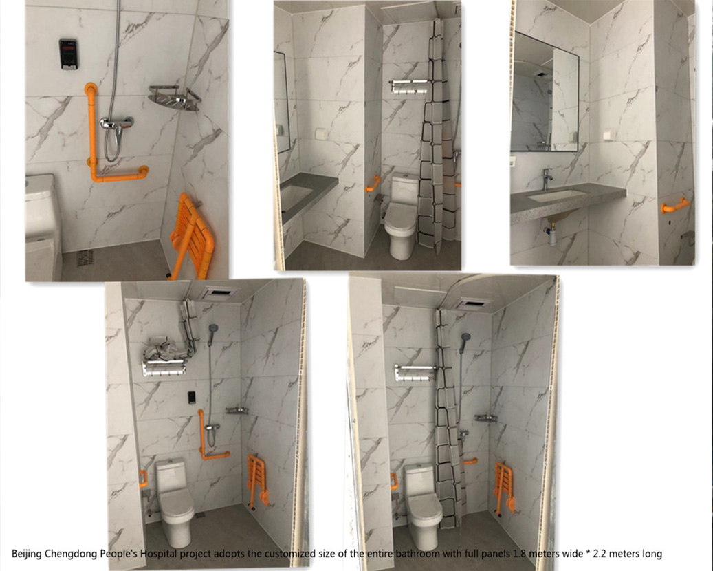 Projekt Beijing City People's Hospital přijímá celkovou sanitární keramiku Kounor o velikosti 1,8 m * 2,2 m
